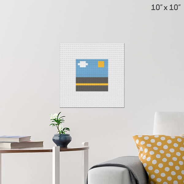 road#1 Brick Poster