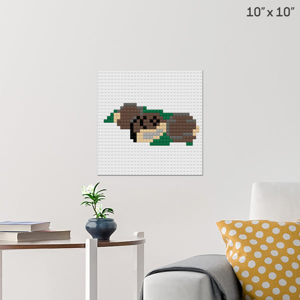 Roast Chestnuts Day Brick Poster