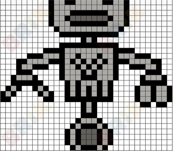 Robot Pixel Art
