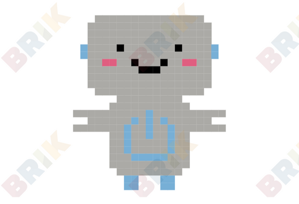 Robot Pixel Art