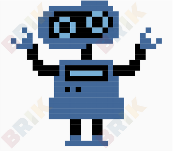 Robot Pixel Art