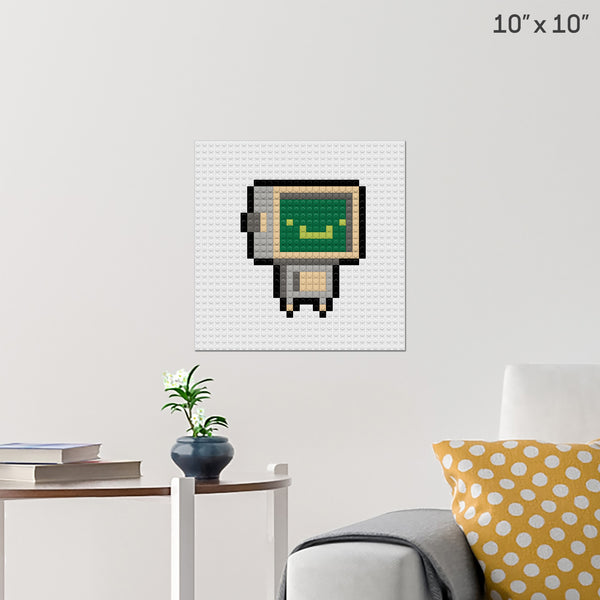 Robot Brick Poster