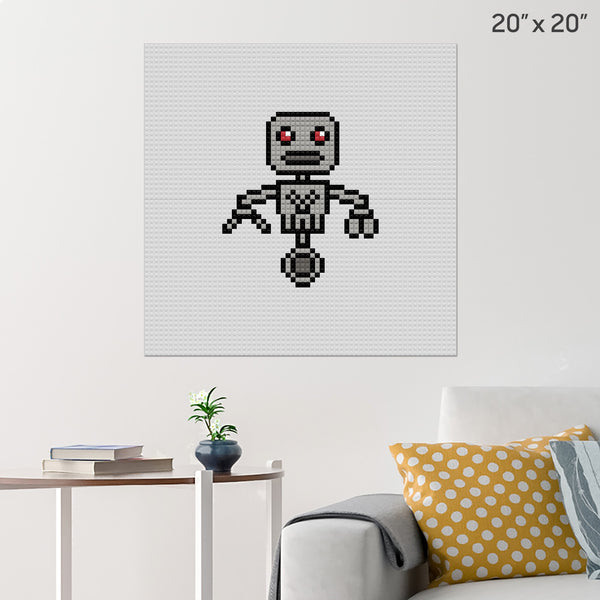 Robot Brick Poster