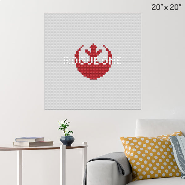 Rogue One Star Wars Brick Poster