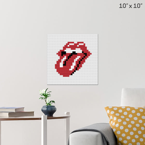 Rolling Stones Brick Poster