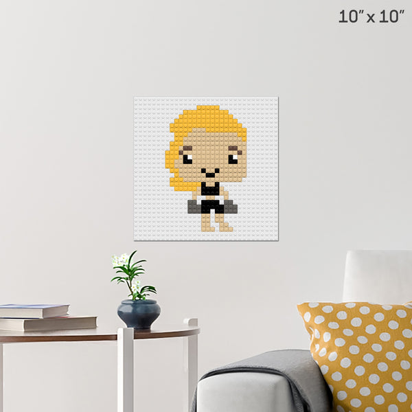 Ronda Rousey Brick Poster
