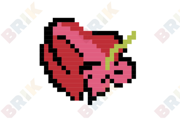 Rose and Chocolate Pixel Art