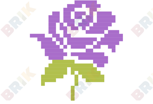 Rose Pixel Art