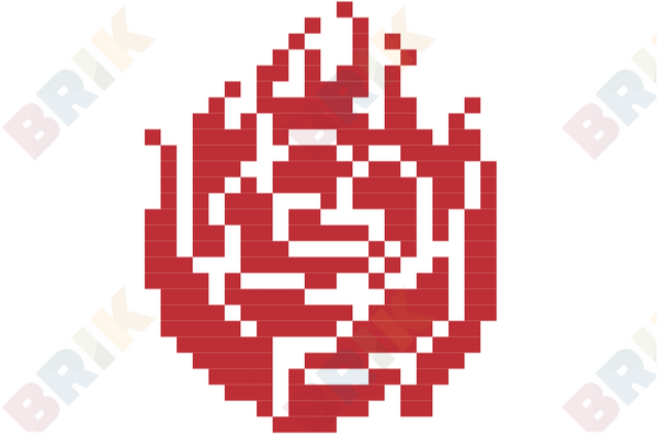 Rose Pixel Art