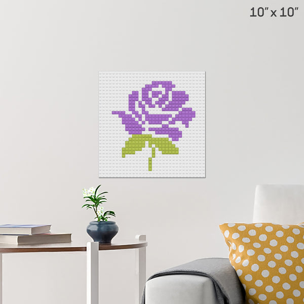 Rose Brick Poster
