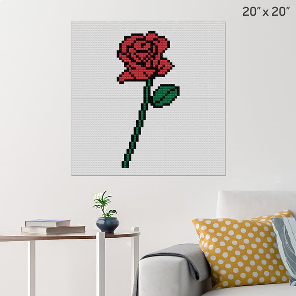 Rose Brick Poster