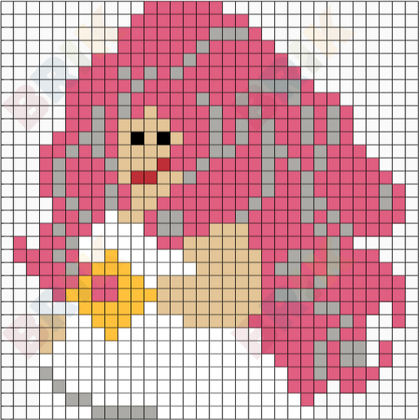 Rose Quartz Pixel Art