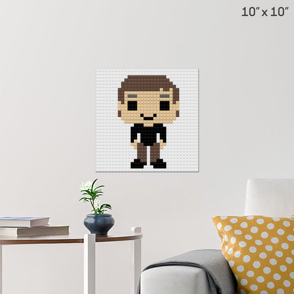 Ross Geller Brick Poster
