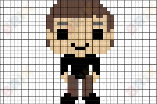 Ross Geller Pixel Art
