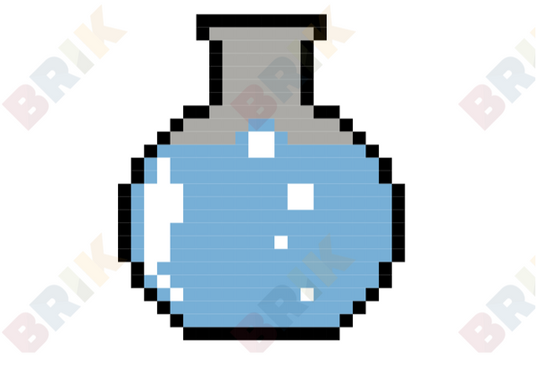 Round-bottom Flask Pixel Art