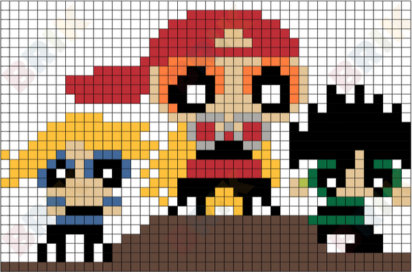 Rowdyruff Boys Pixel Art