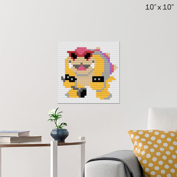 Roy Koopa Brick Poster
