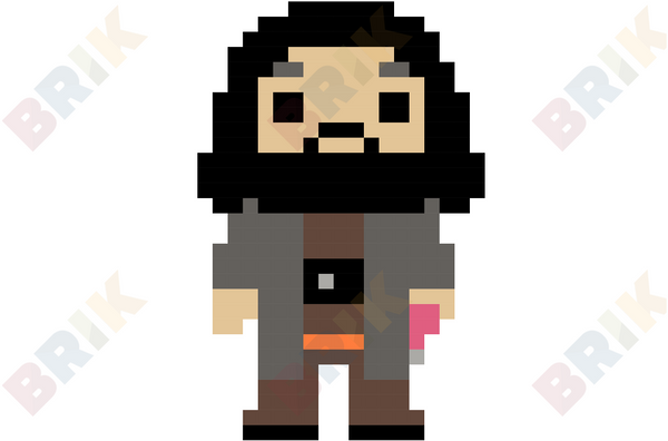 Rubeus Hagrid Pixel Art