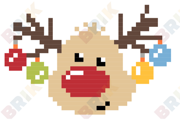 Rudolph Pixel Art