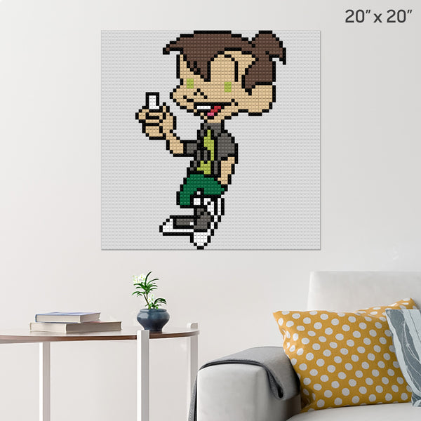 Rudy Tabootie Brick Poster