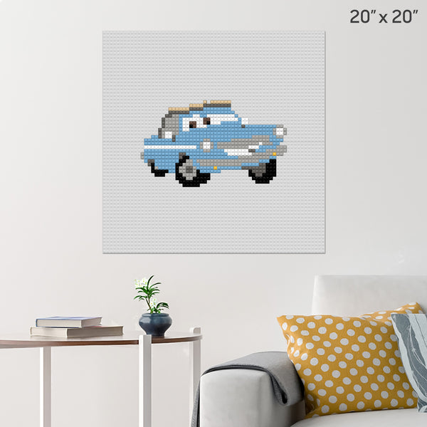 Rusty Rust-eze Brick Poster