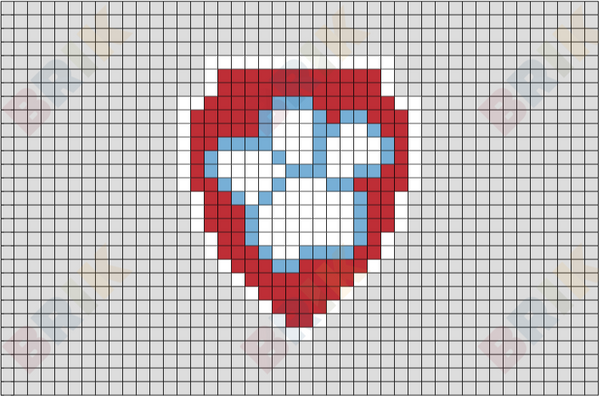 Ryder's Badge Pixel Art