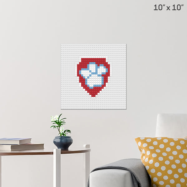 Ryder's Badge Brick Poster