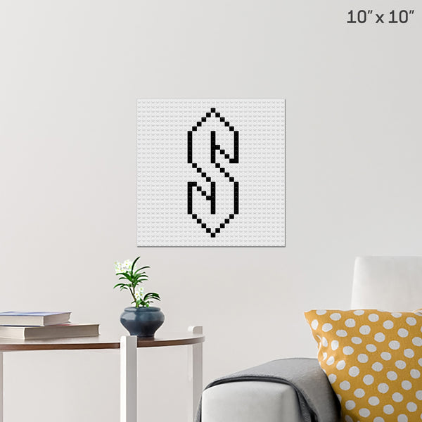 S Thing Brick Poster