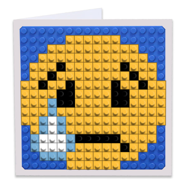 Sad Emoji Greeting Card