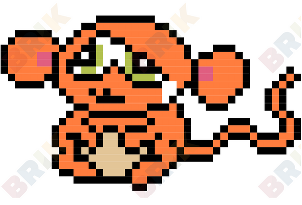 Sad Mouse Pixel Art