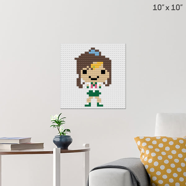 Sailor Jupiter Brick Poster