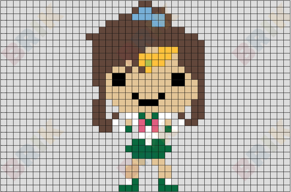 Sailor Jupiter Pixel Art