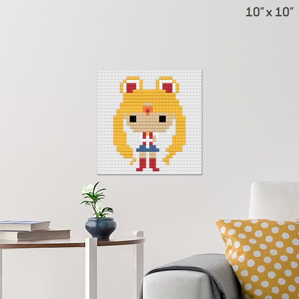 Sailor Moon Brick Poster