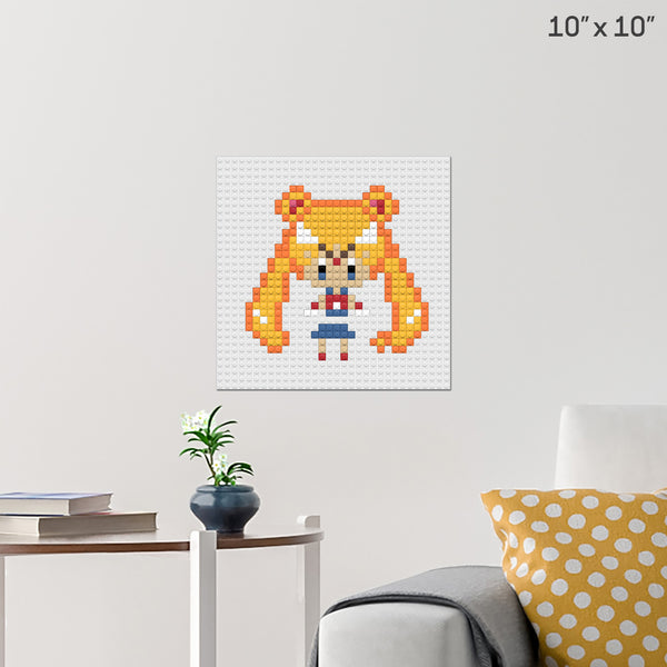 sailor moon Brick Poster