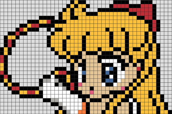 Sailor Venus Pixel Art