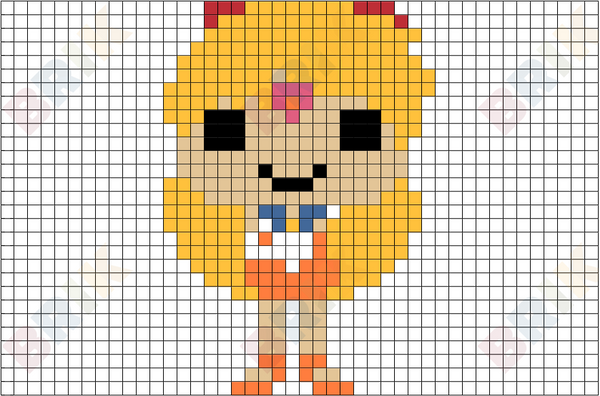 Sailor Venus Pixel Art