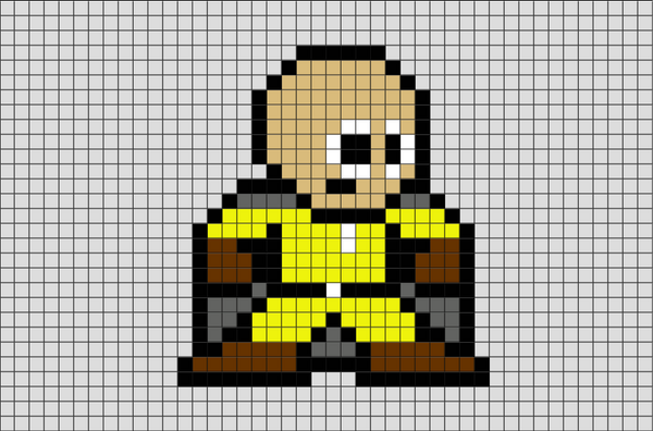 Saitama Pixel Art