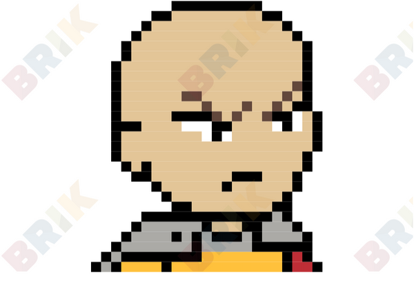 Saitama Pixel Art
