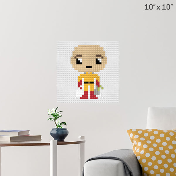 Saitama Brick Poster