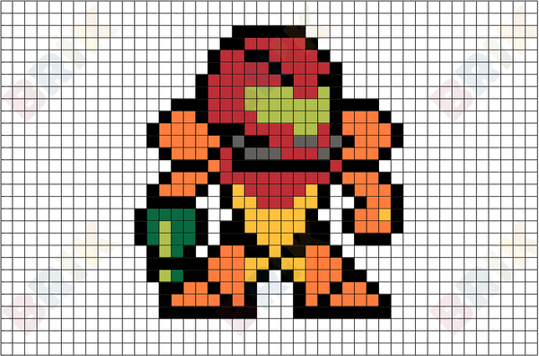 Samus Pixel Art