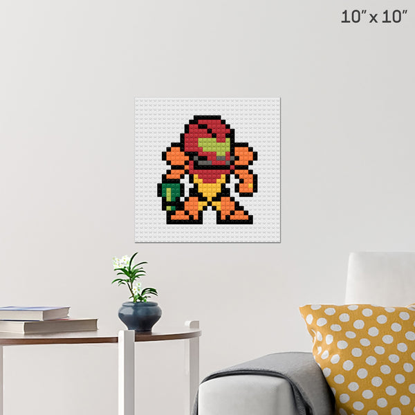 Samus Brick Poster
