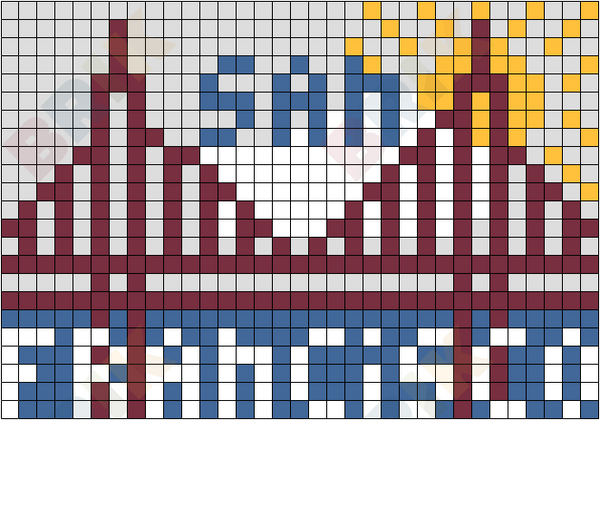 San Francisco Words with bridge sun cloud