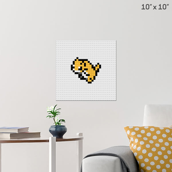 Sandshrew Brick Poster
