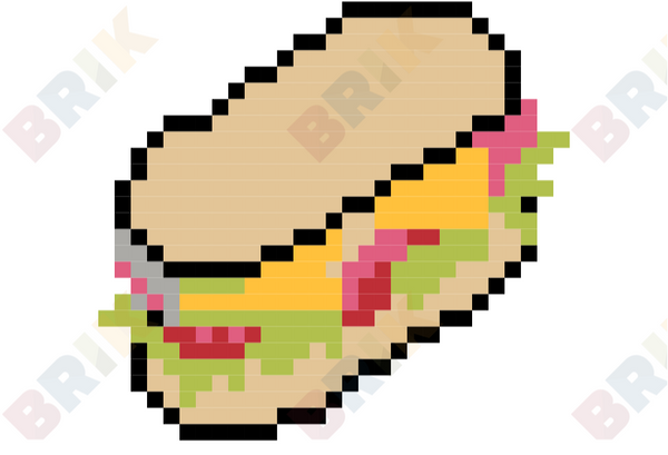 Sandwich Pixel Art