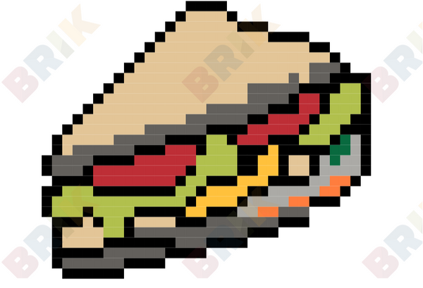 Sandwich Pixel Art
