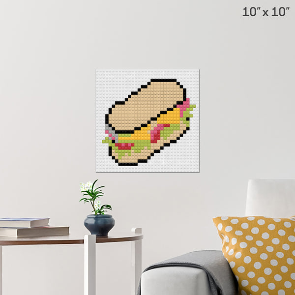 Sandwich Brick Poster