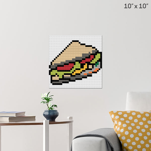 Sandwich Brick Poster