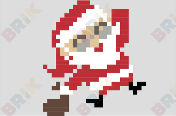 Santa Claus Pixel Art