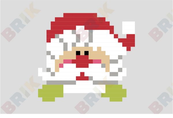 Santa Claus Pixel Art