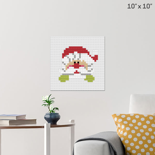 Santa Claus Brick Poster